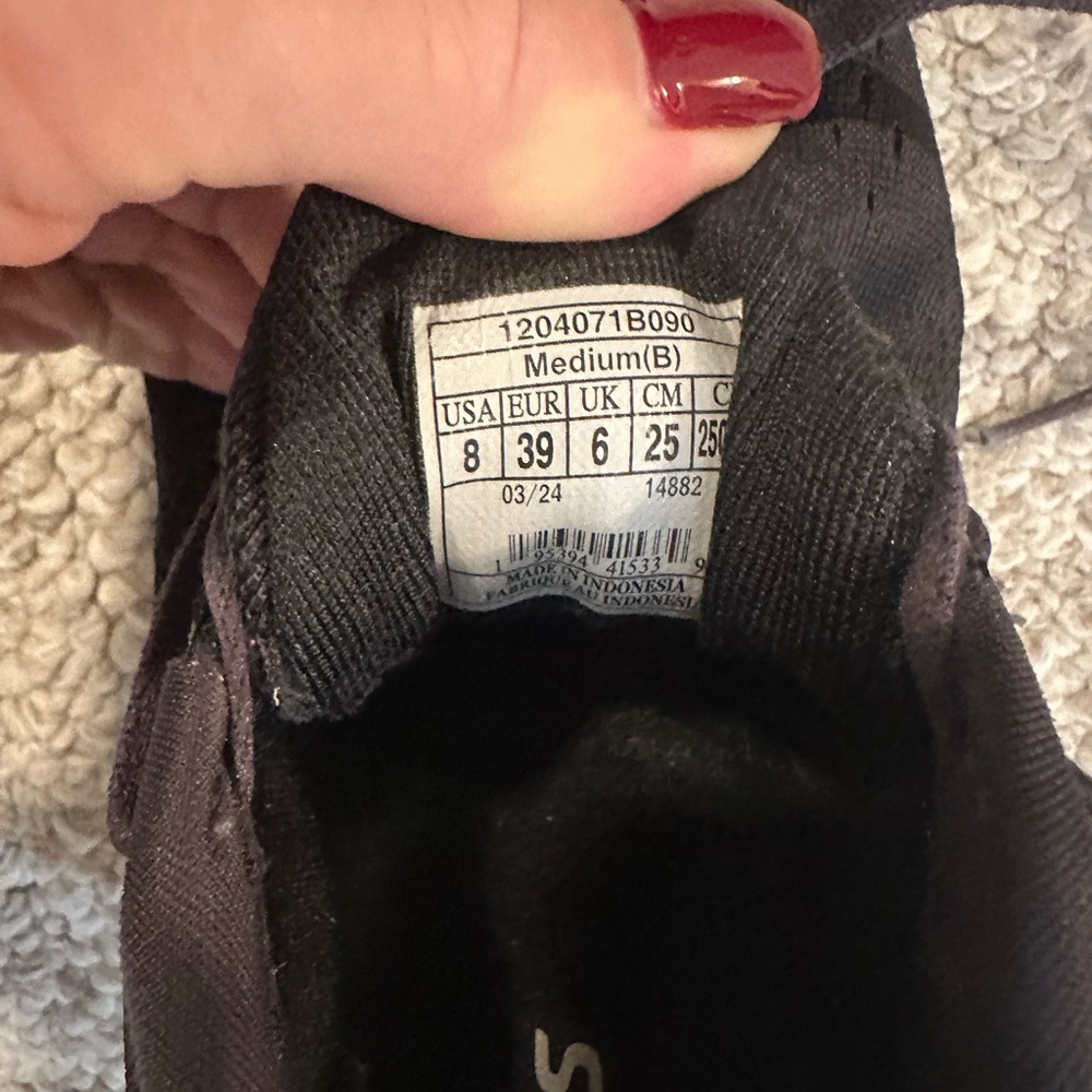 Brooks Black and Silver Athletic Shoes - Picture 4 of 5